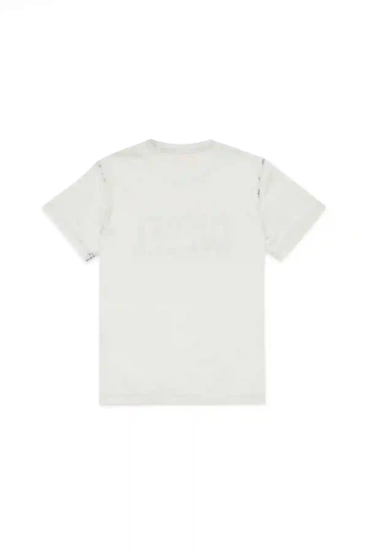 White and Grey Logo T-shirt with faded effect