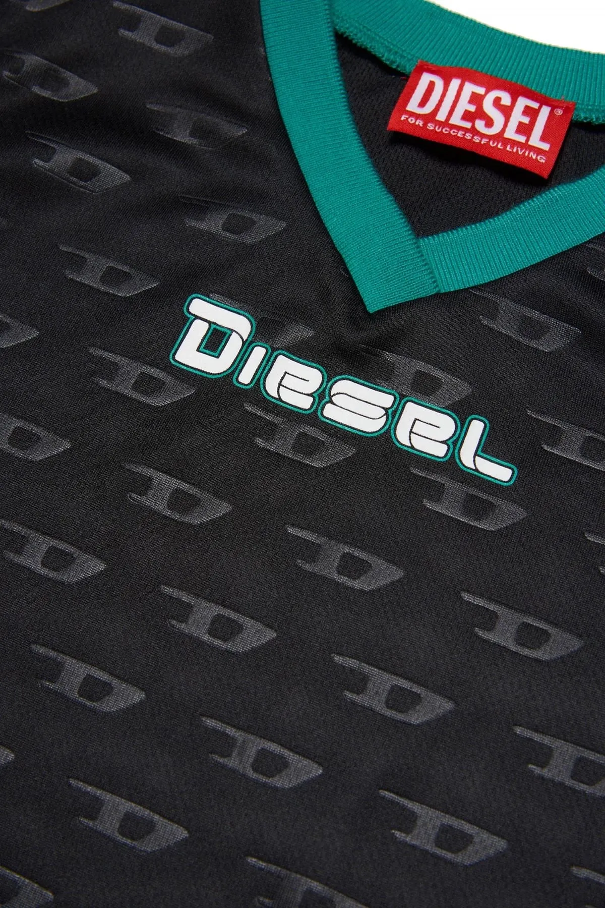 Black Basketball-style layered T-shirt