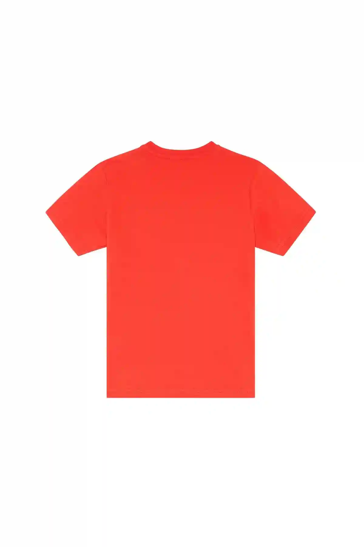Red Cotton T-shirt with logo print