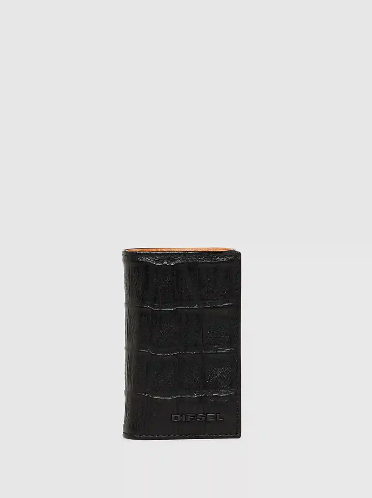 Black Key wrap in crocodile-effect leather