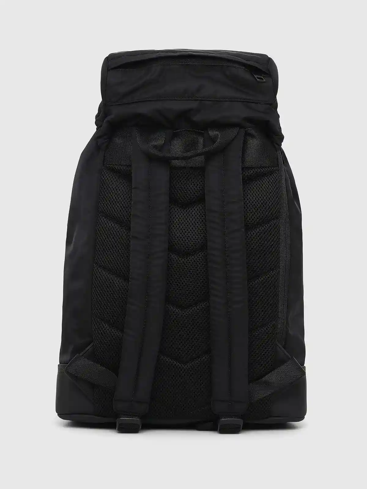 Black Backpack in monochrome poly