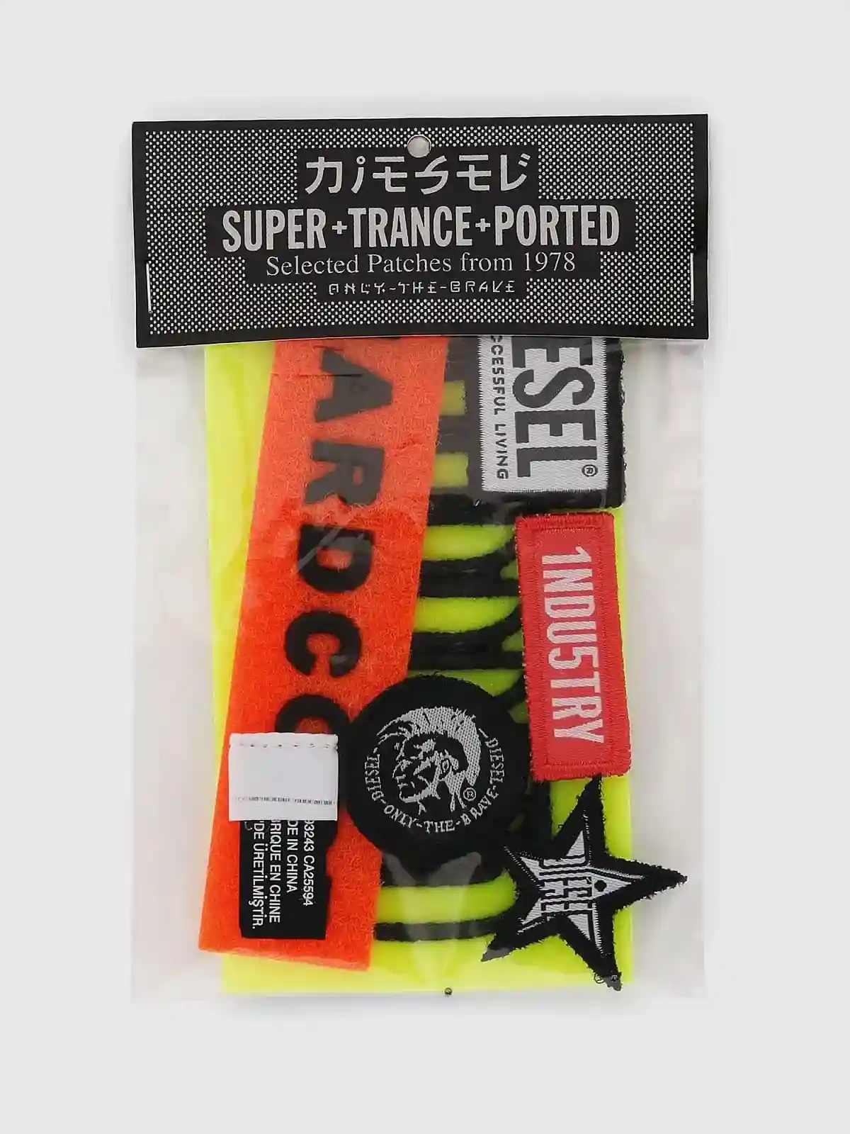 Multicolor Set of six velcro patches