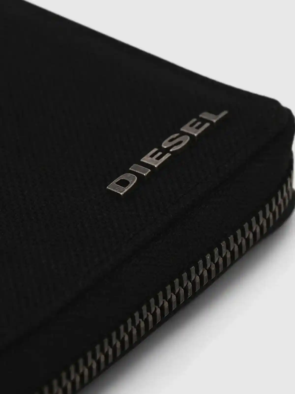 Blue Zip around wallet in technical fabric