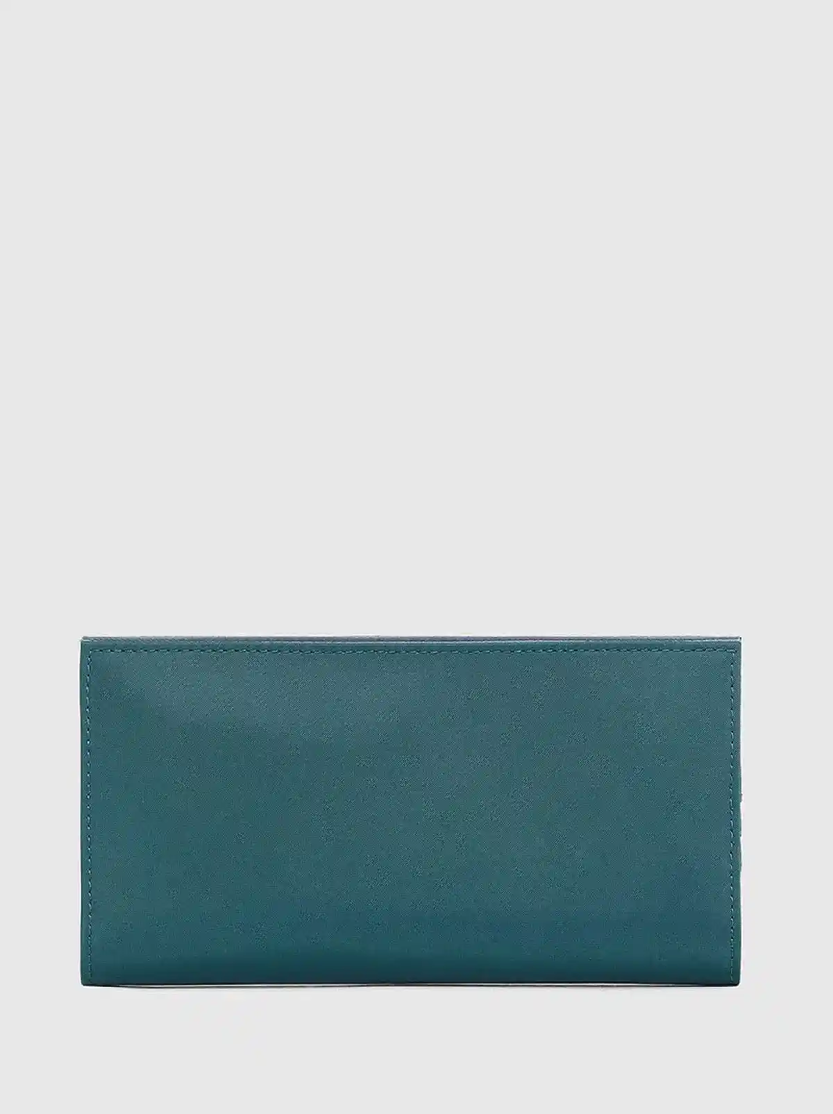 Blue Continental wallet with velcro strap