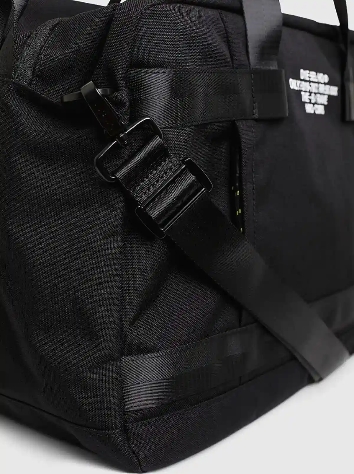 Black Duffel bag with logo