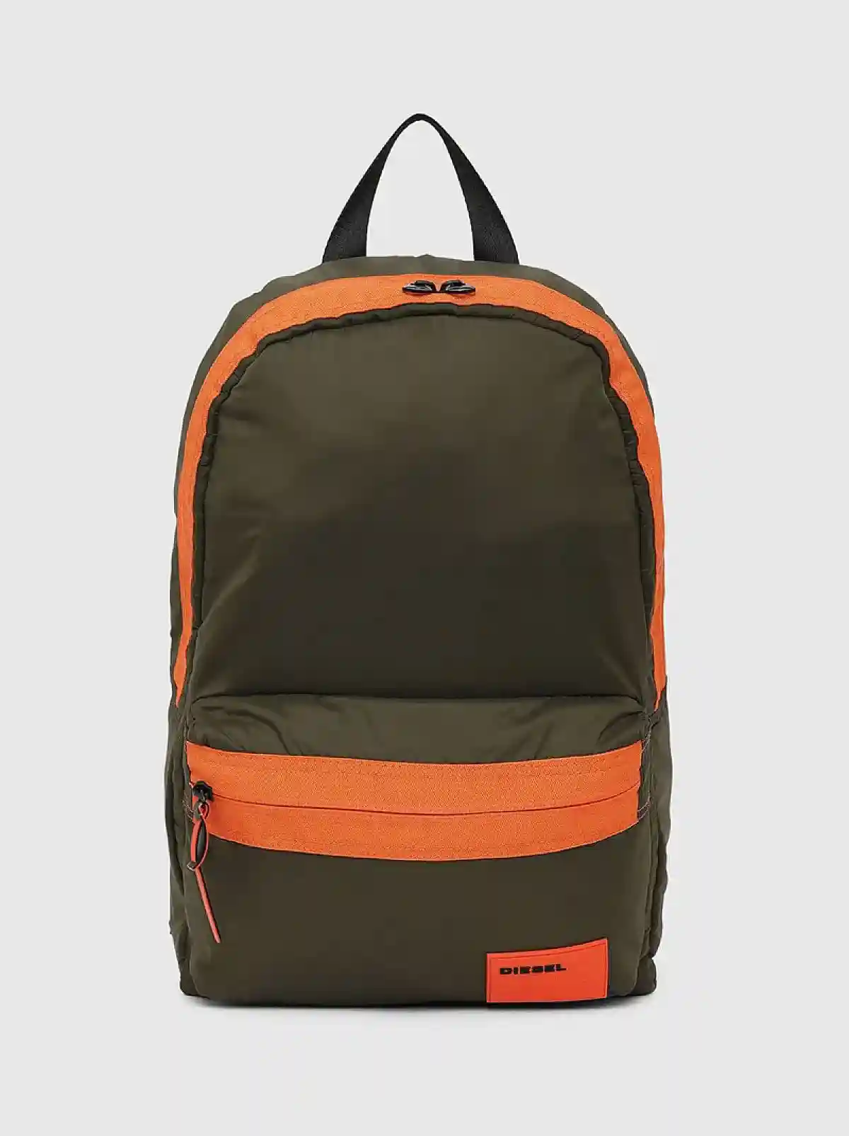Green Backpack in fabric and polyester