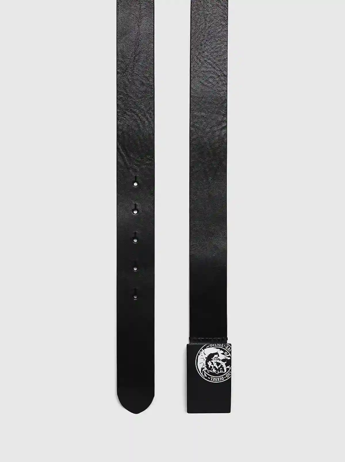 Black Plain black belt with Mohawk Buckle