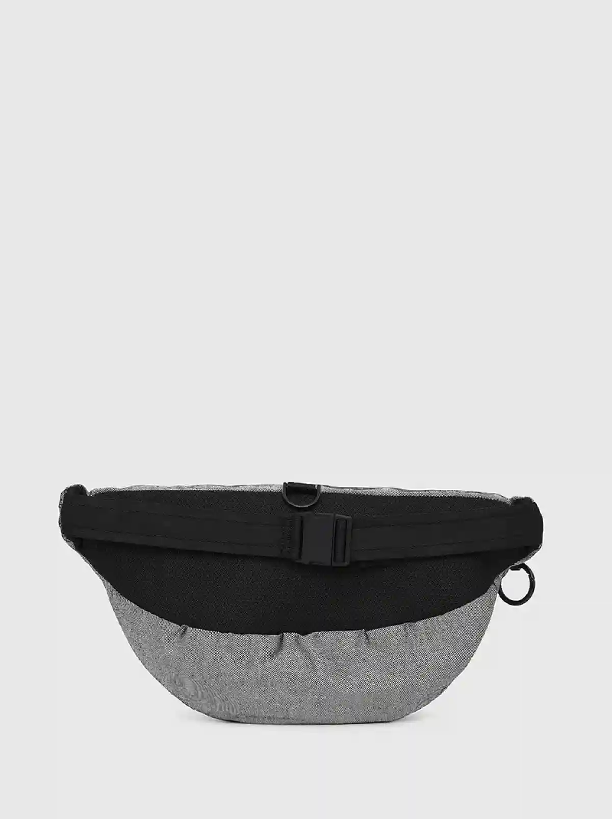 Grey Triple-function belt bag in Lurex denim