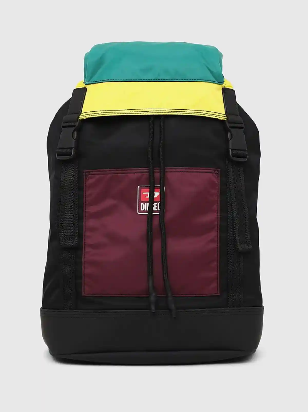 Multicolor Backpack in colour-block nylon