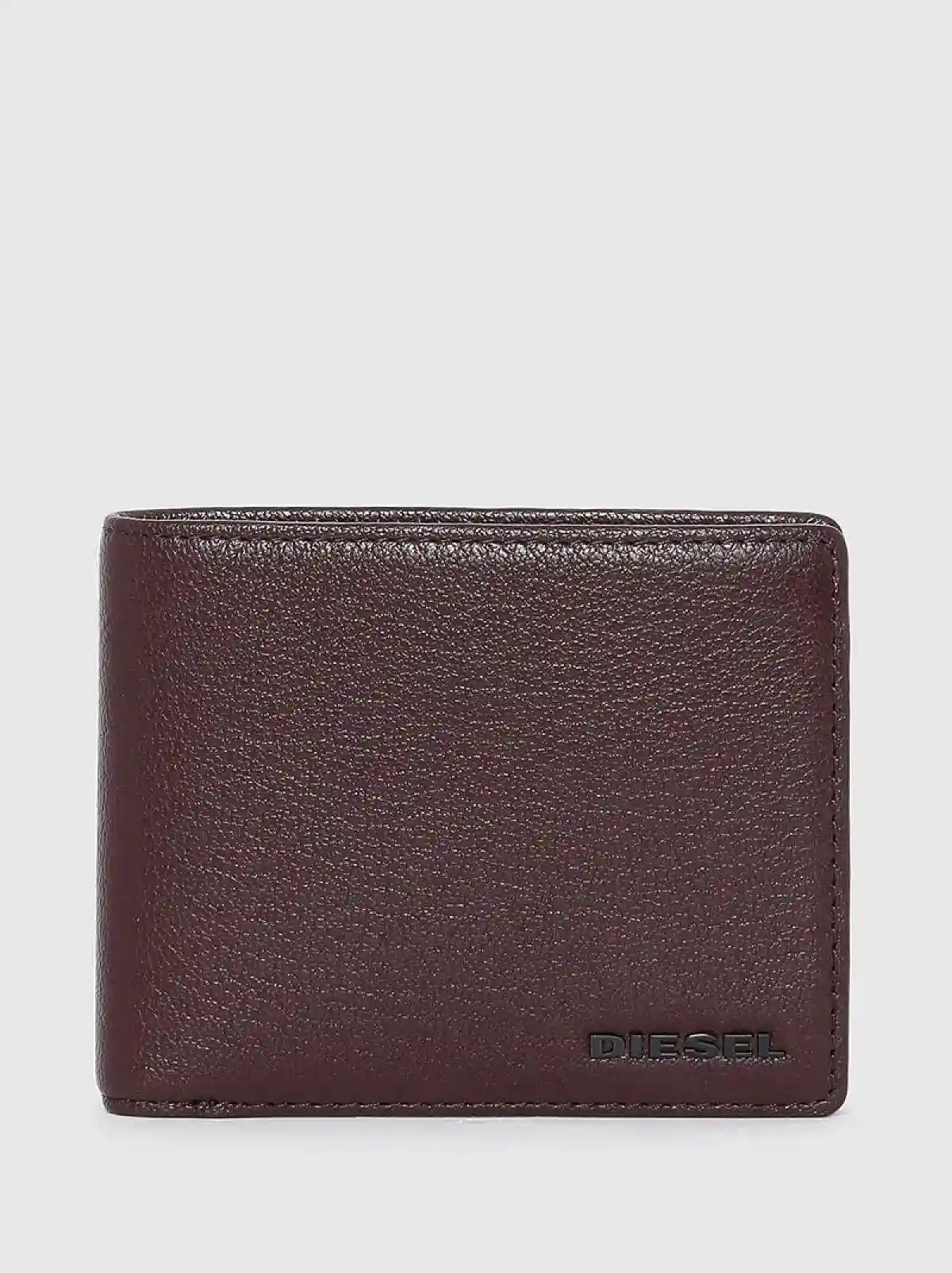 Purple Bi-fold wallet in leather