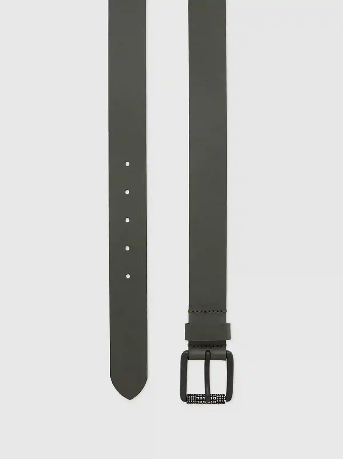 Green Matte leather belt