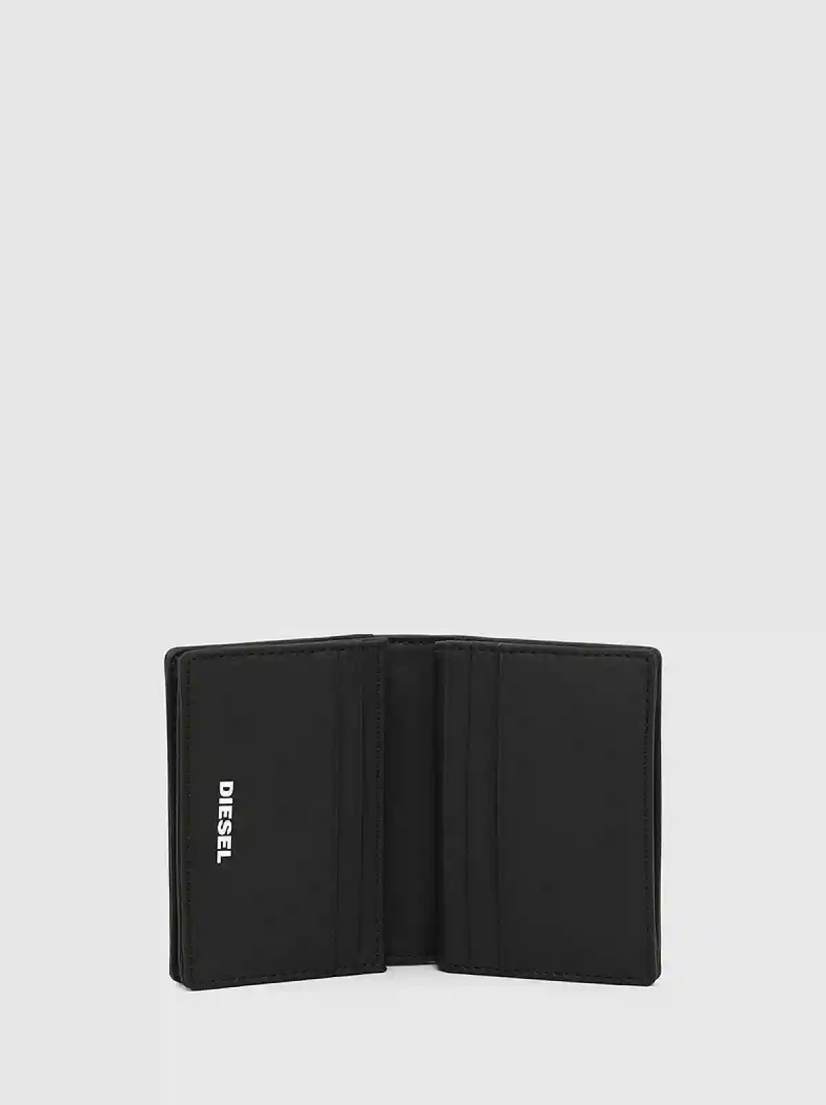 Black Bi-fold card case with Copyright logo