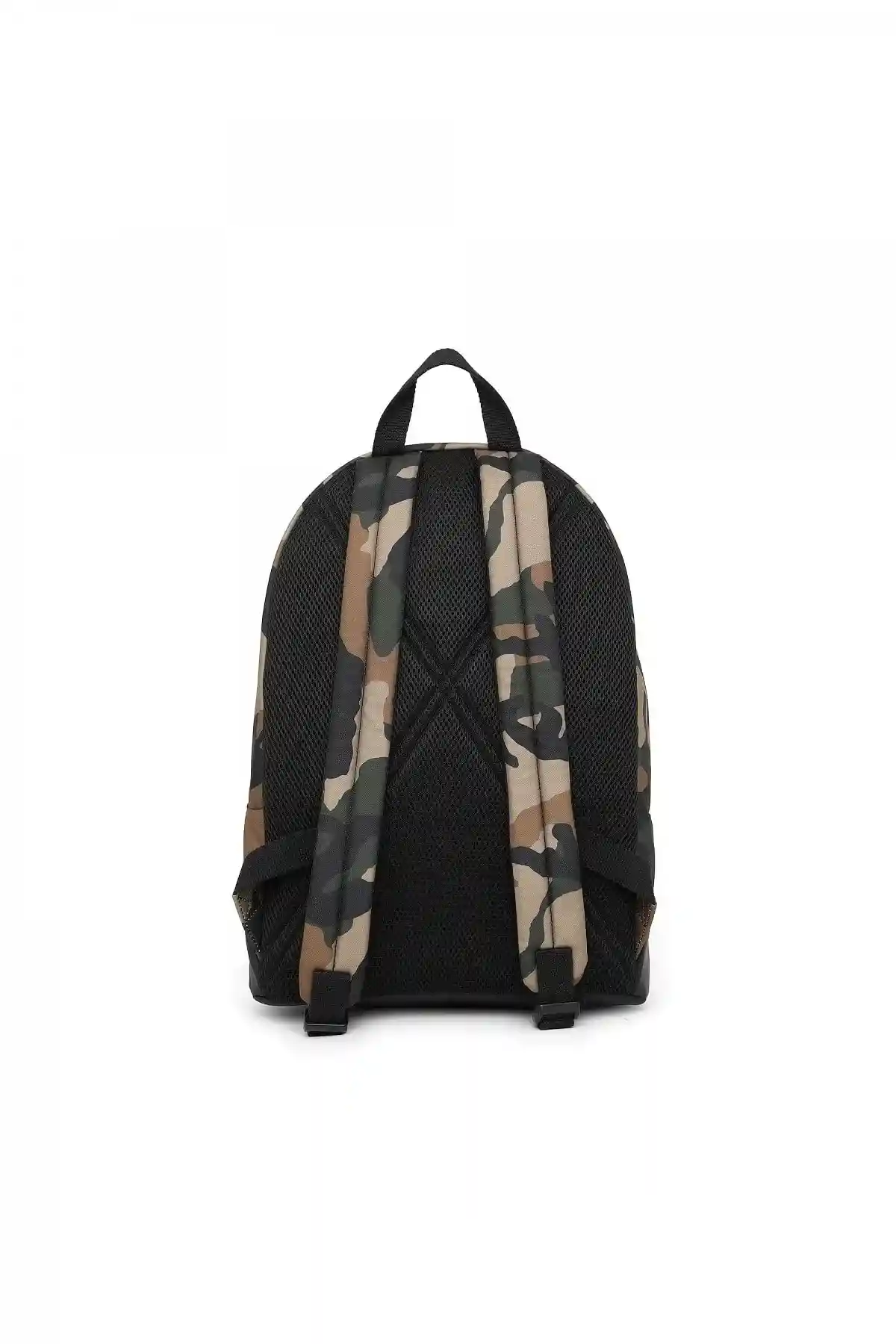 Green Backpack in camouflage fabric