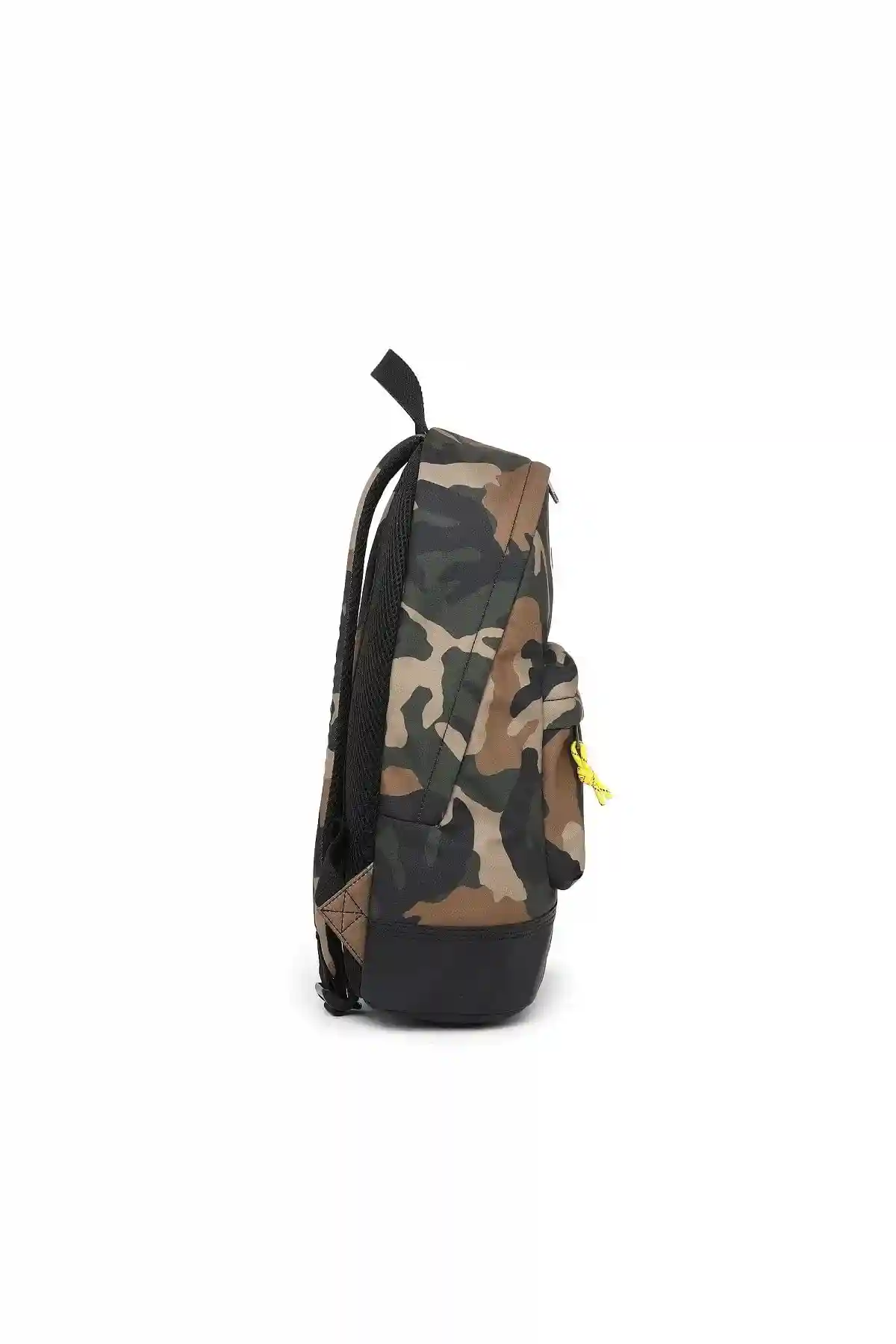 Green Backpack in camouflage fabric
