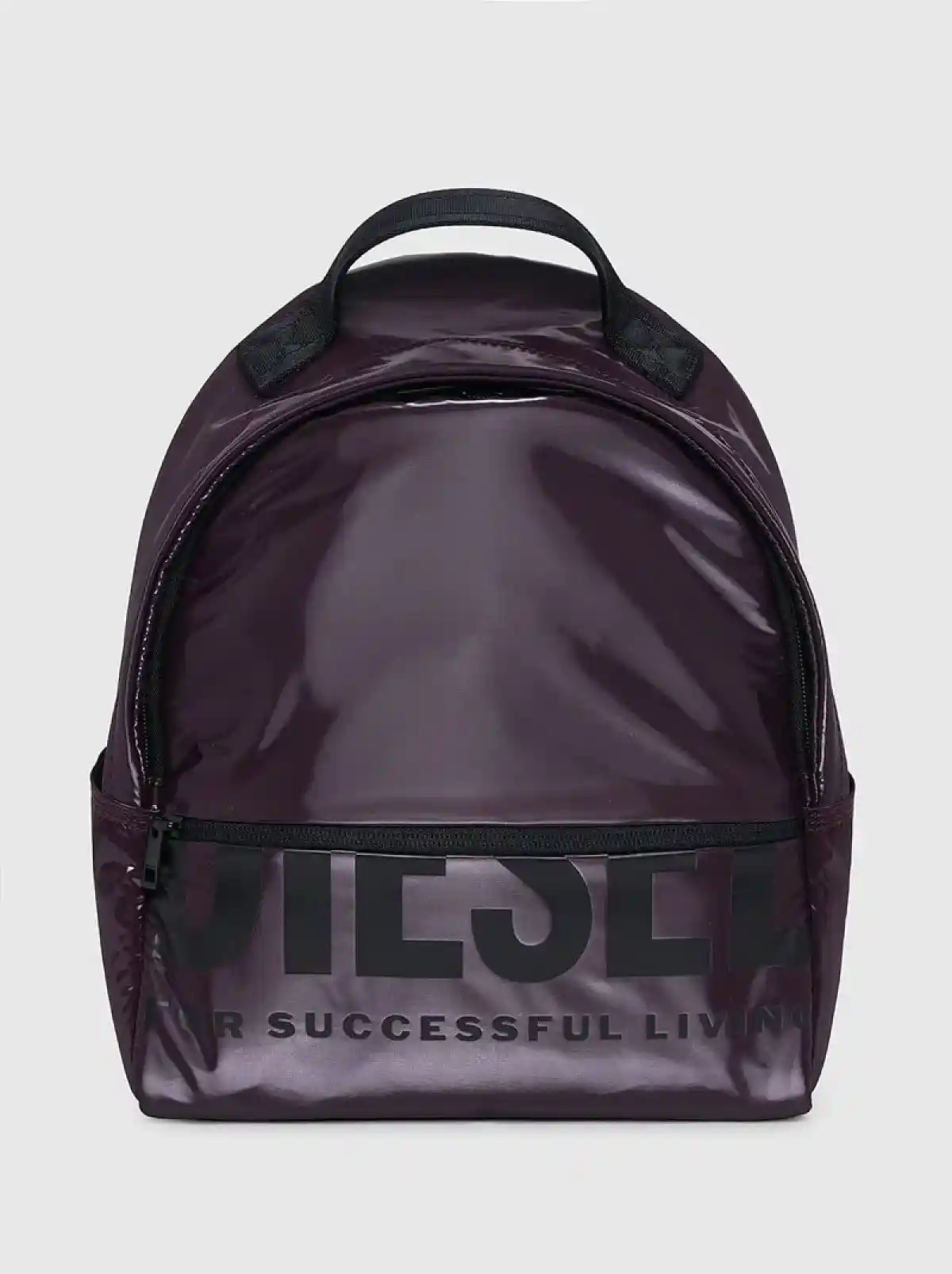 Purple Backpack with logo print