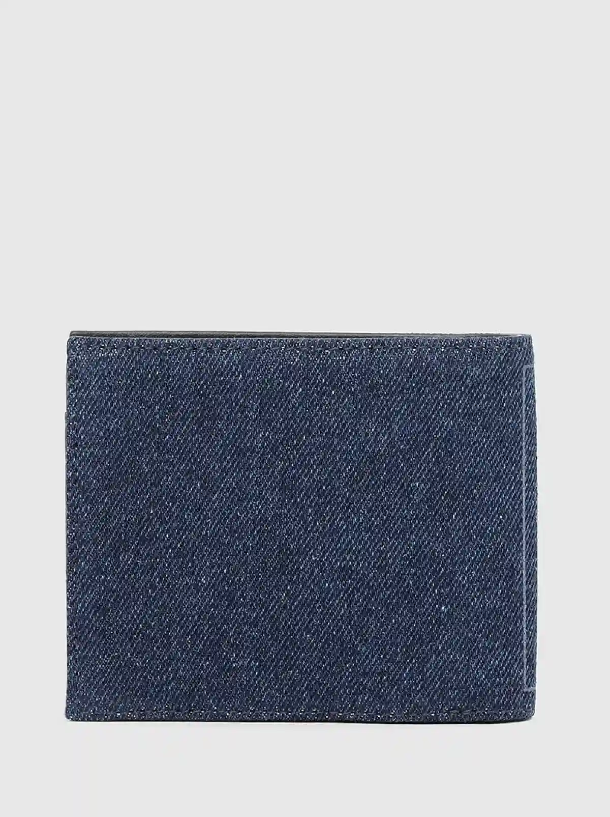 Blue Bi-fold wallet with Superior logo print