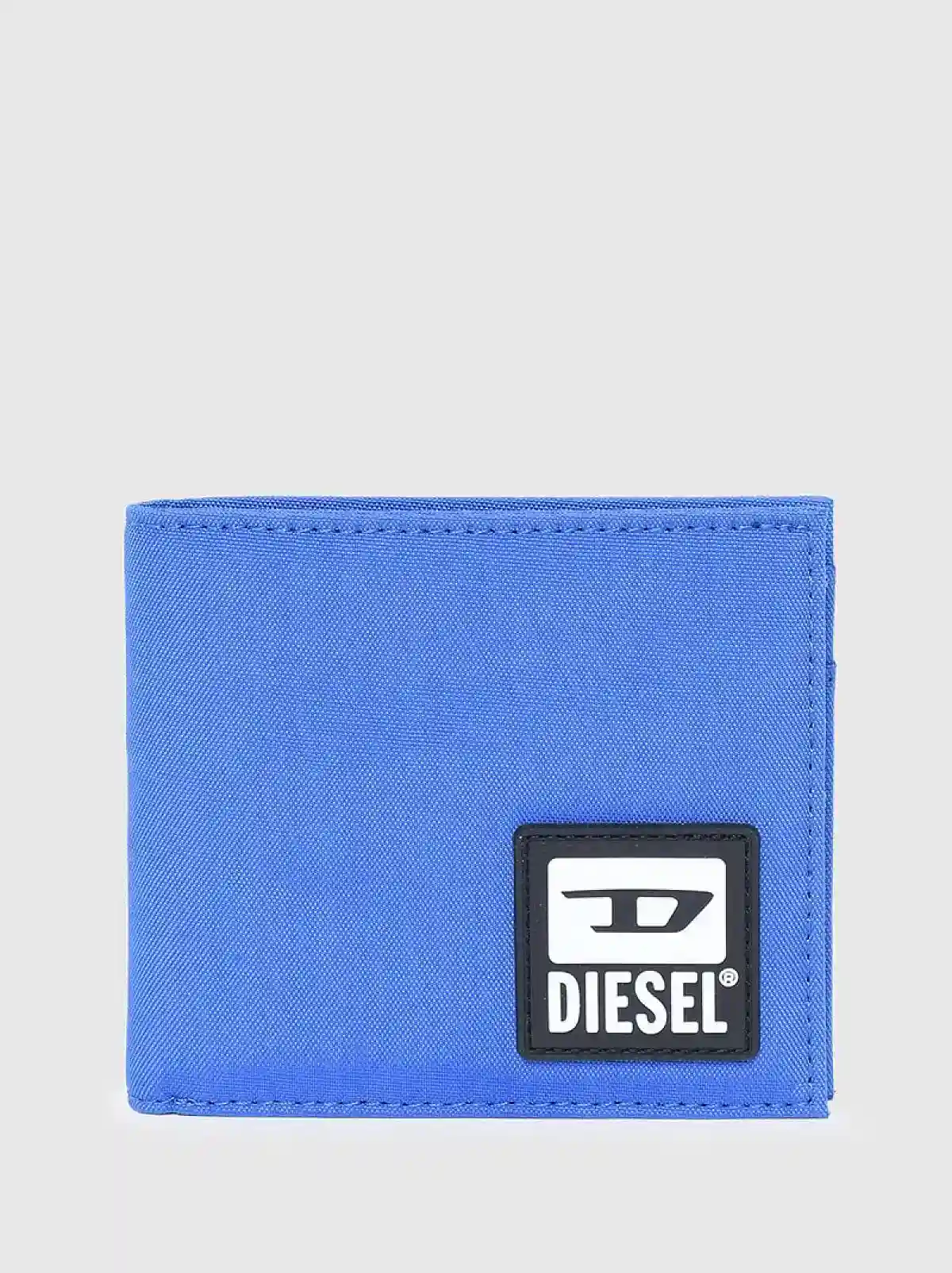Blue Bi-fold wallet in washed nylon