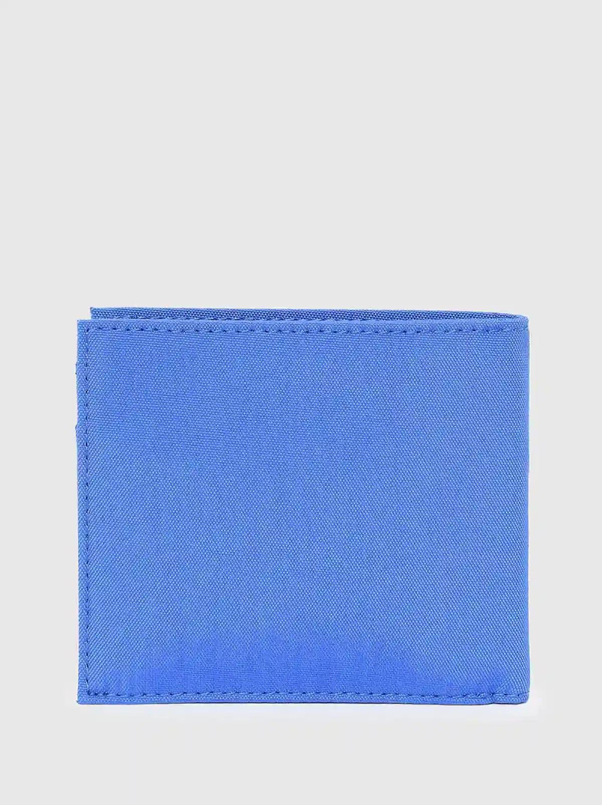Blue Bi-fold wallet in washed nylon