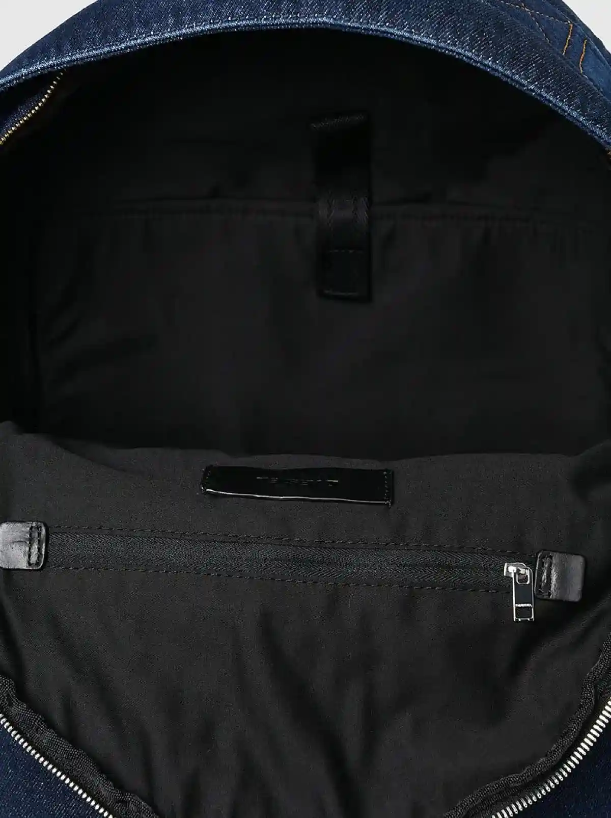 Blue Backpack in patchwork denim