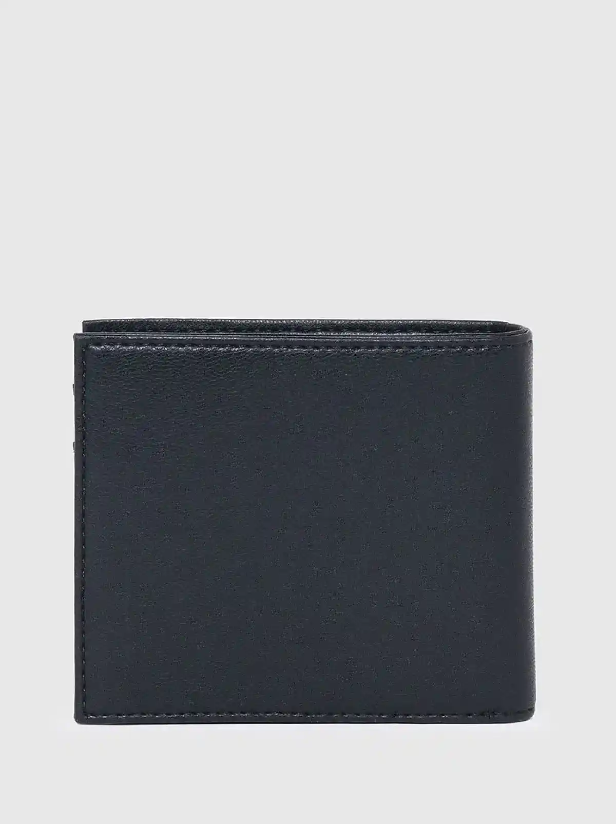 Black Bi-fold wallet in faux leather