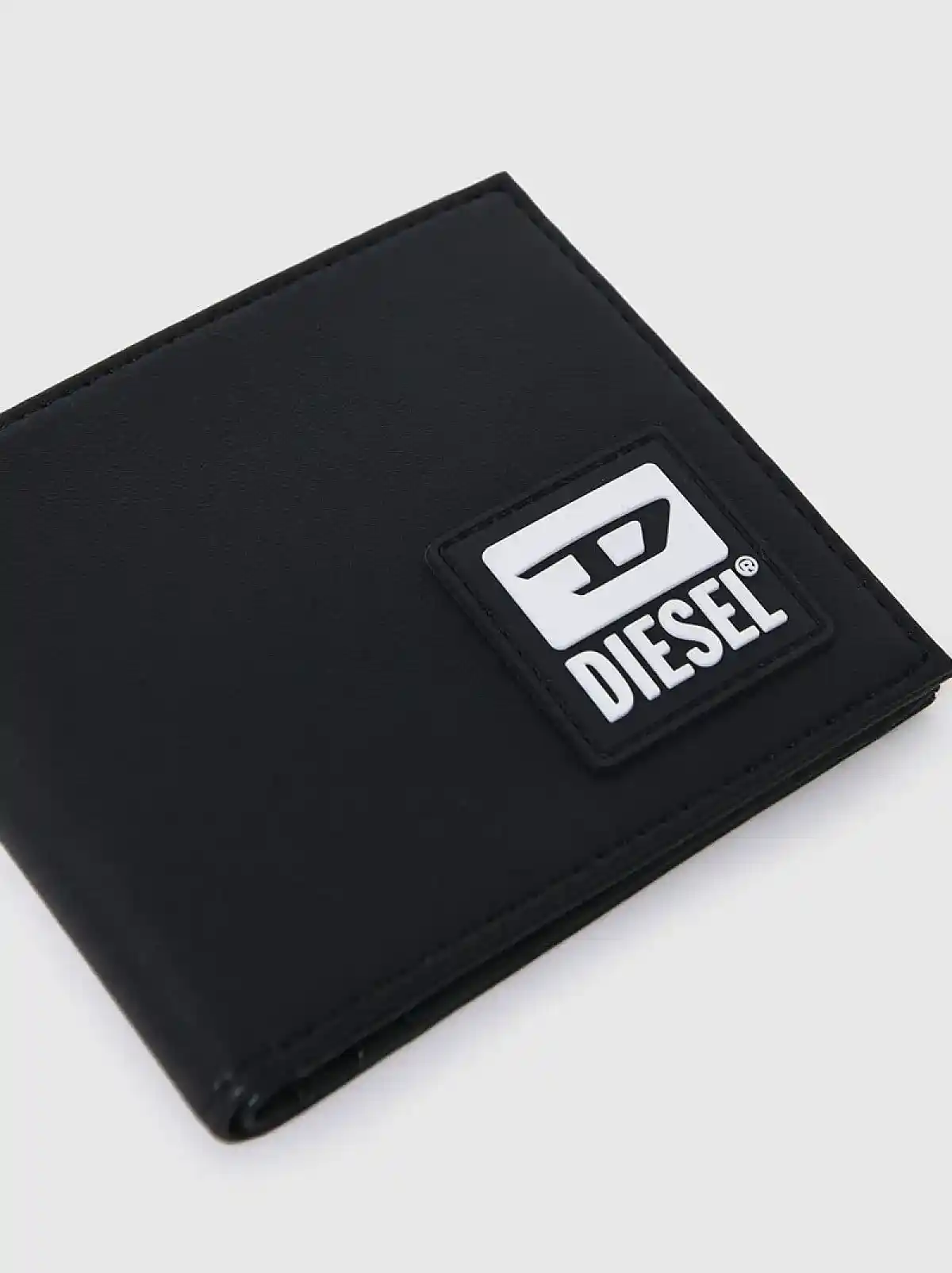 Black Bi-fold wallet in faux leather