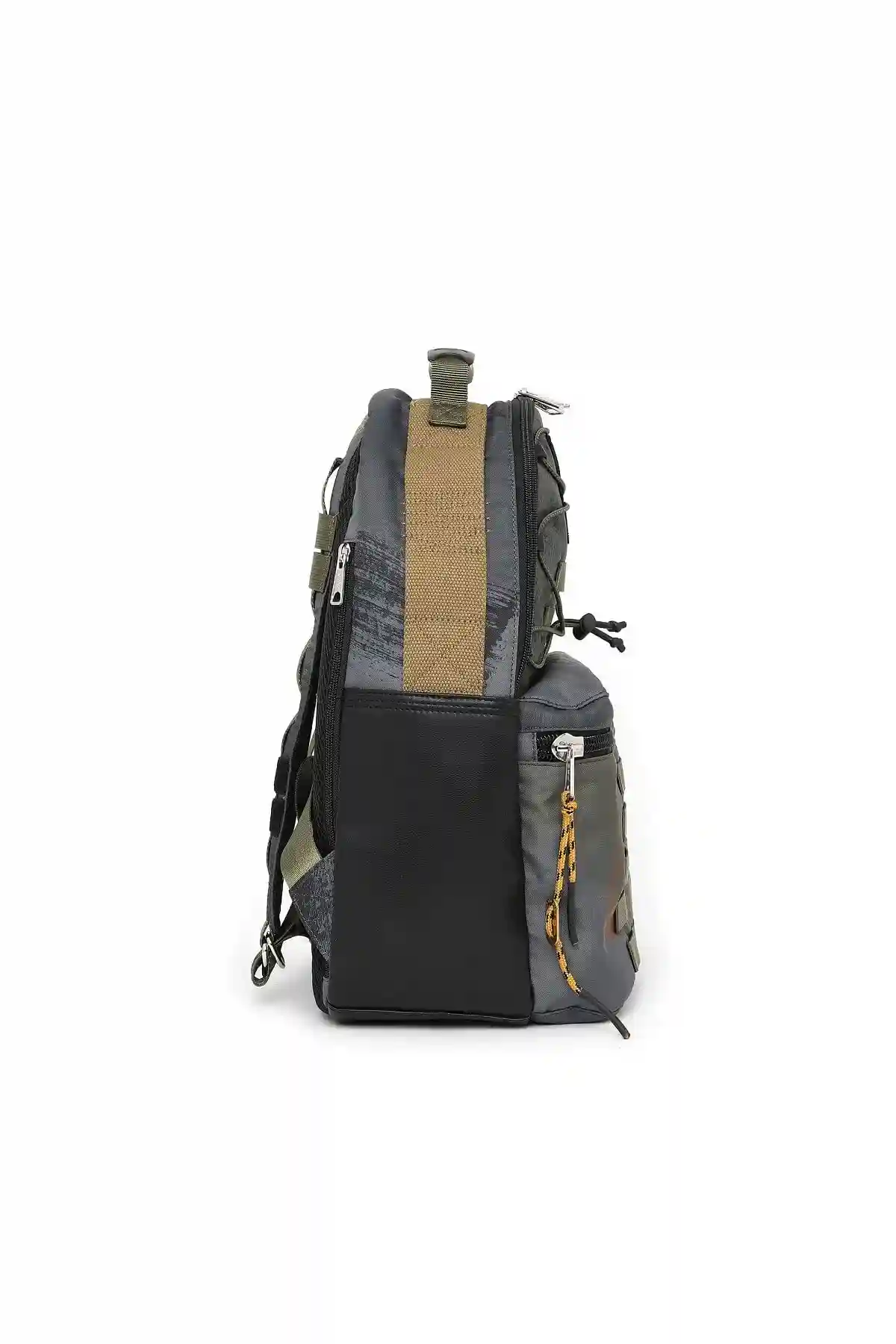 Blue Backpack with military details