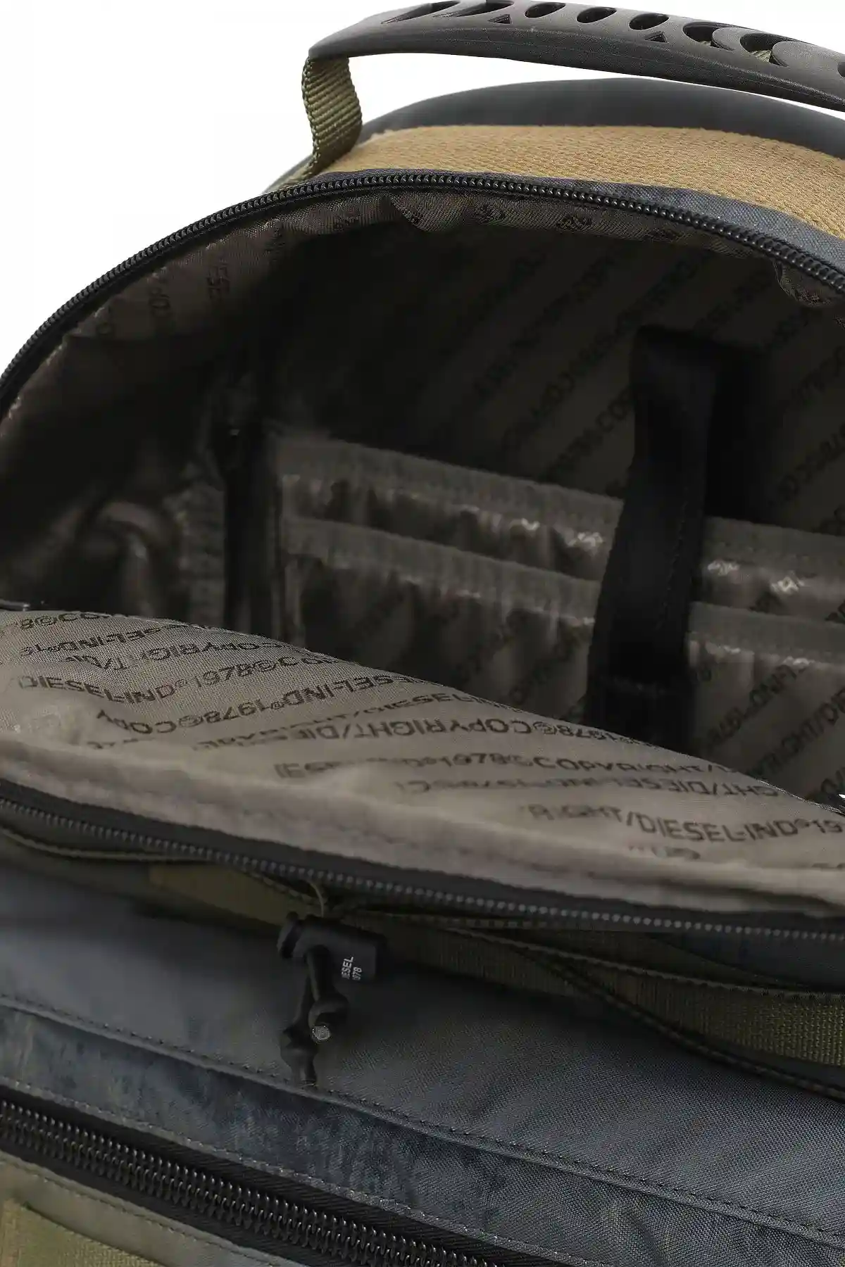 Blue Backpack with military details
