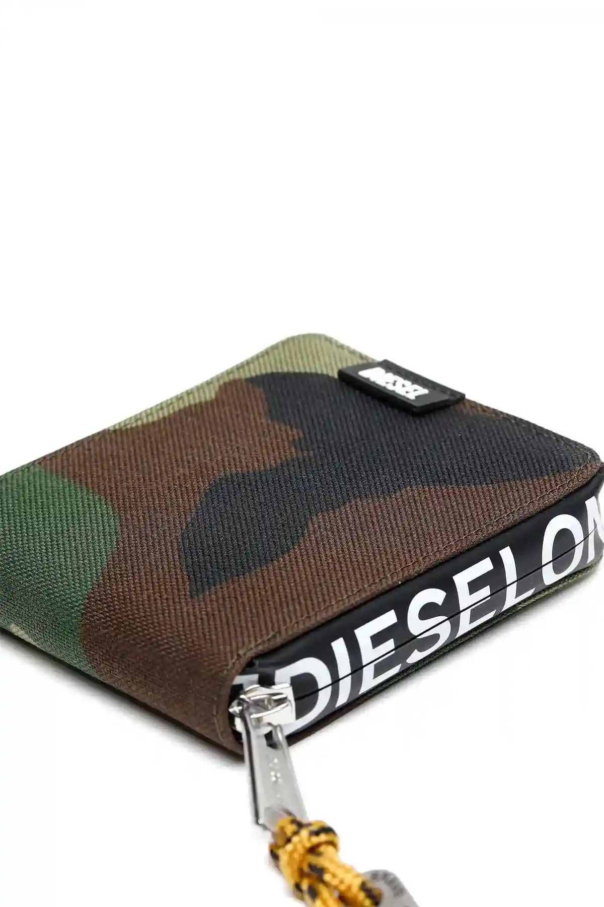 Multicolor Zip-around wallet in camouflage fabric