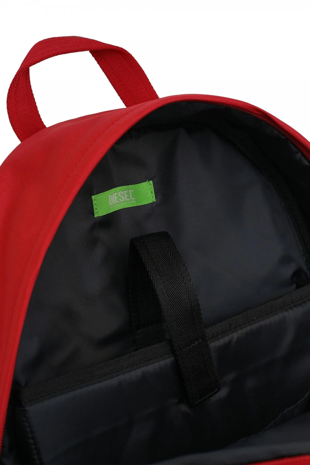 Red Backpack with D patch