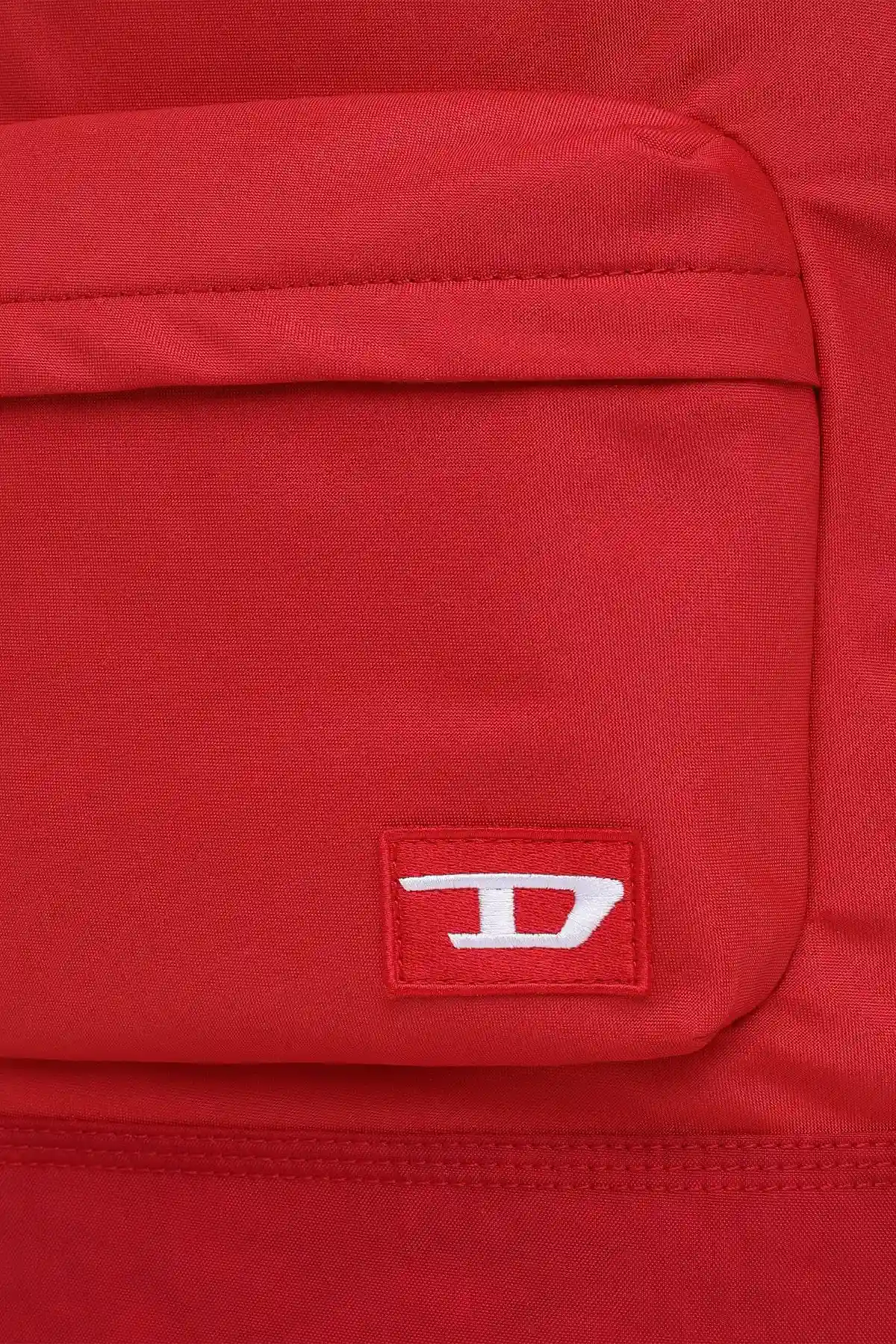 Red Backpack with D patch