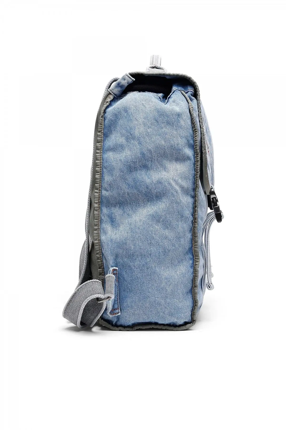 Blue Backpack in marbled denim