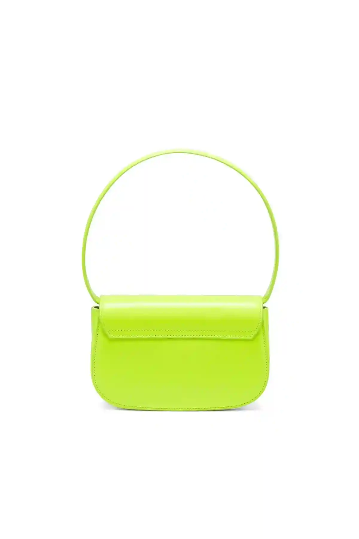 Yellow 1DR-Iconic shoulder bag in neon leather