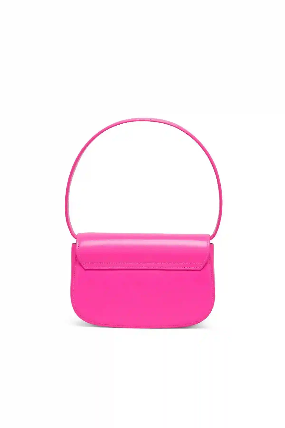 Pink 1DR-Iconic shoulder bag in neon leather