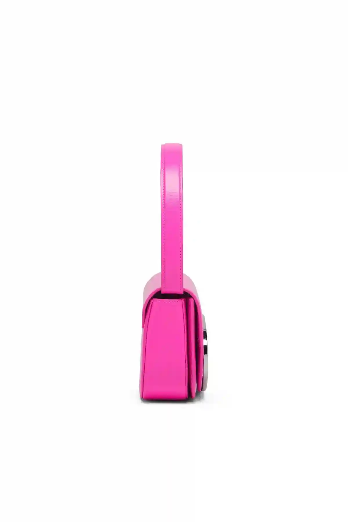 Pink 1DR-Iconic shoulder bag in neon leather