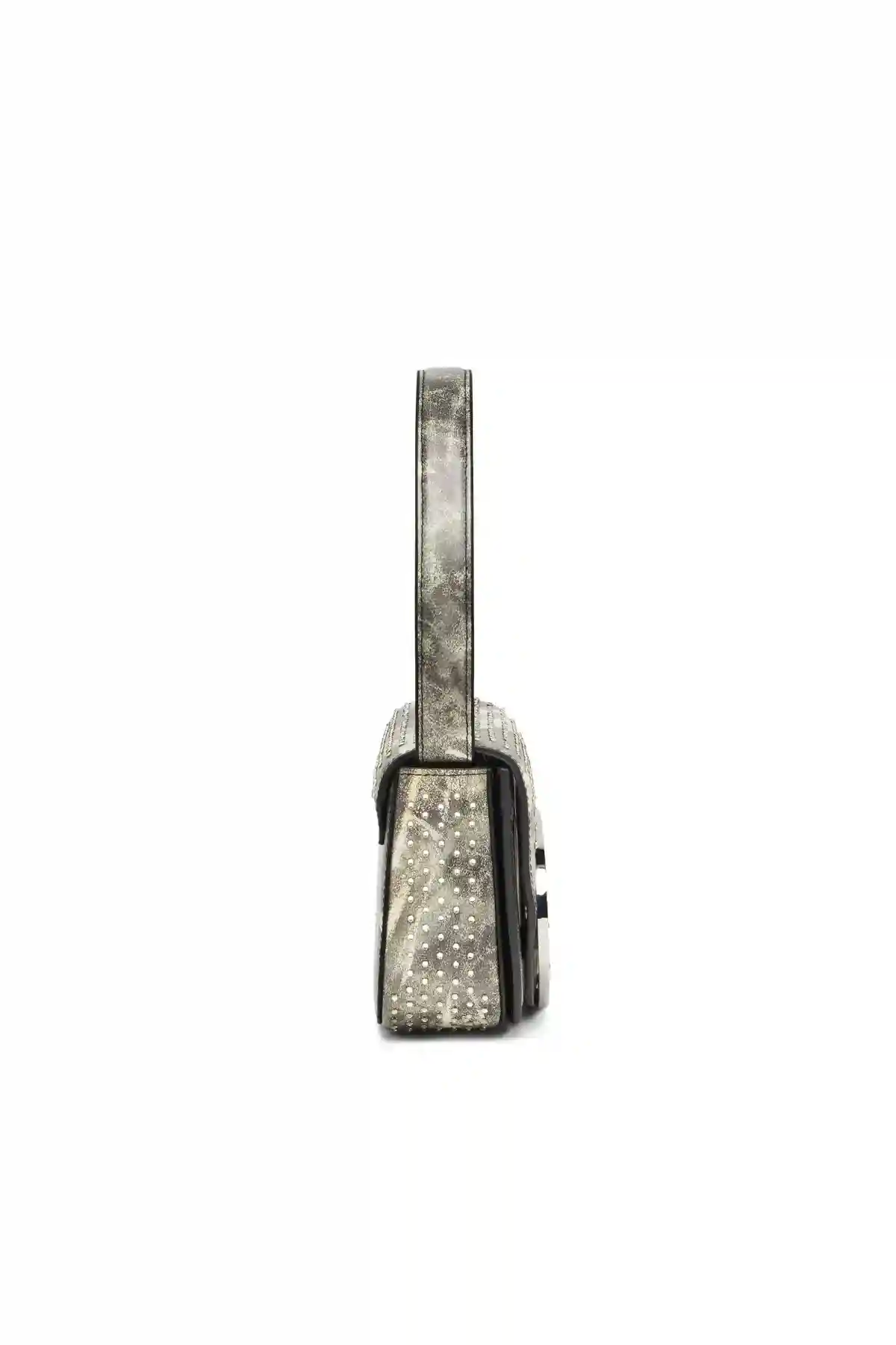 Green 1DR-Iconic shoulder bag in crystal leather