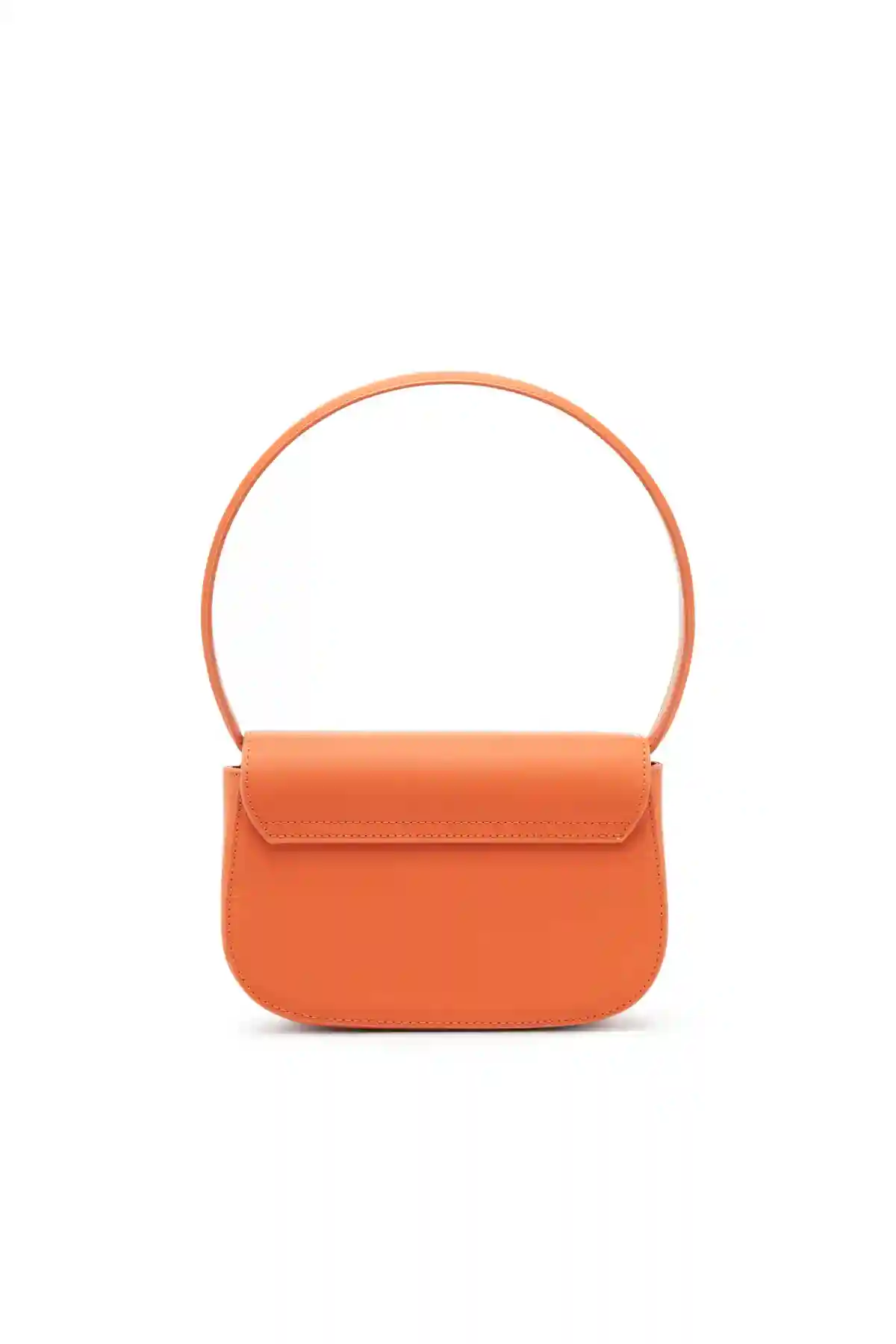 Orange 1DR-Iconic shoulder bag in matte leather