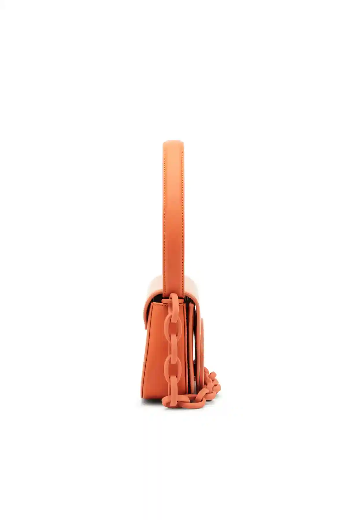 Orange 1DR-Iconic shoulder bag in matte leather