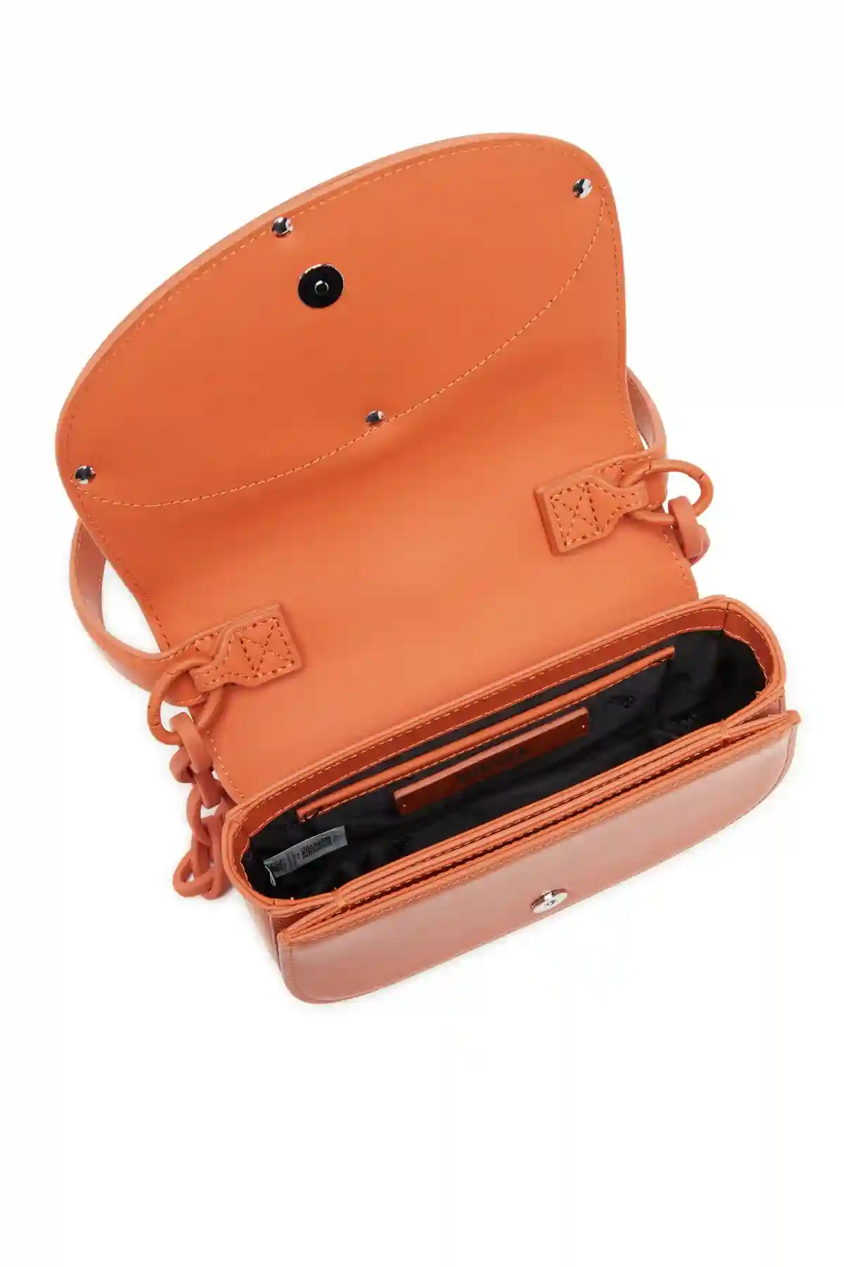 Orange 1DR-Iconic shoulder bag in matte leather