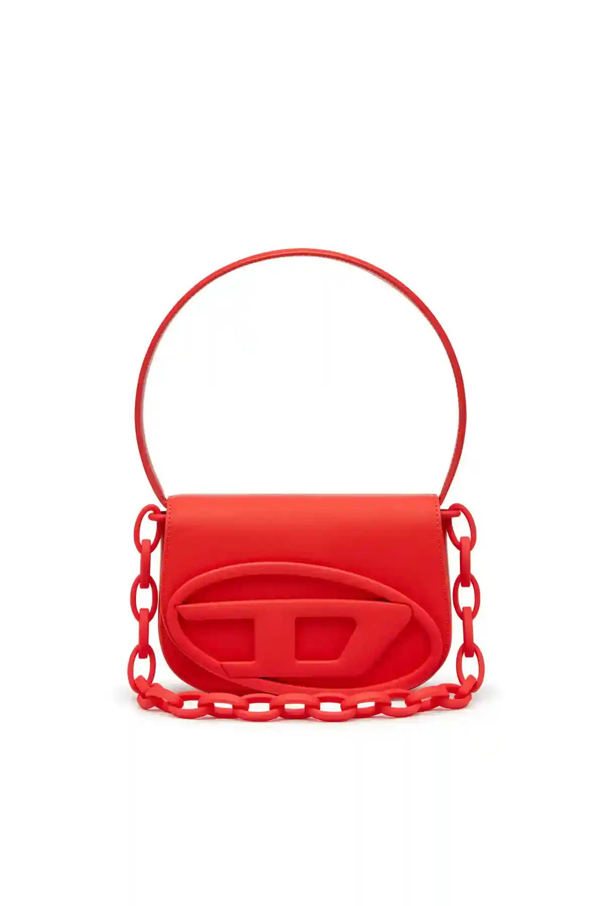 Red 1DR-Iconic shoulder bag in matte leather