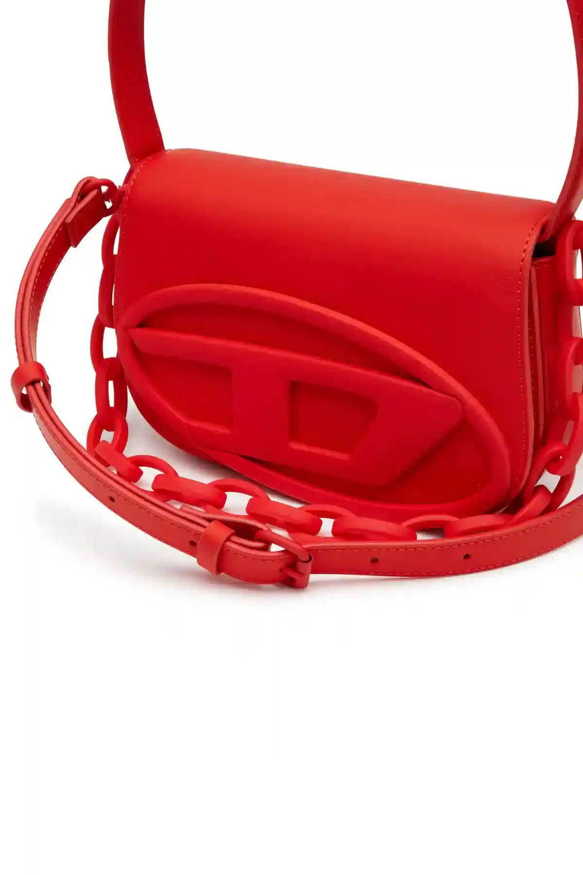 Red 1DR-Iconic shoulder bag in matte leather