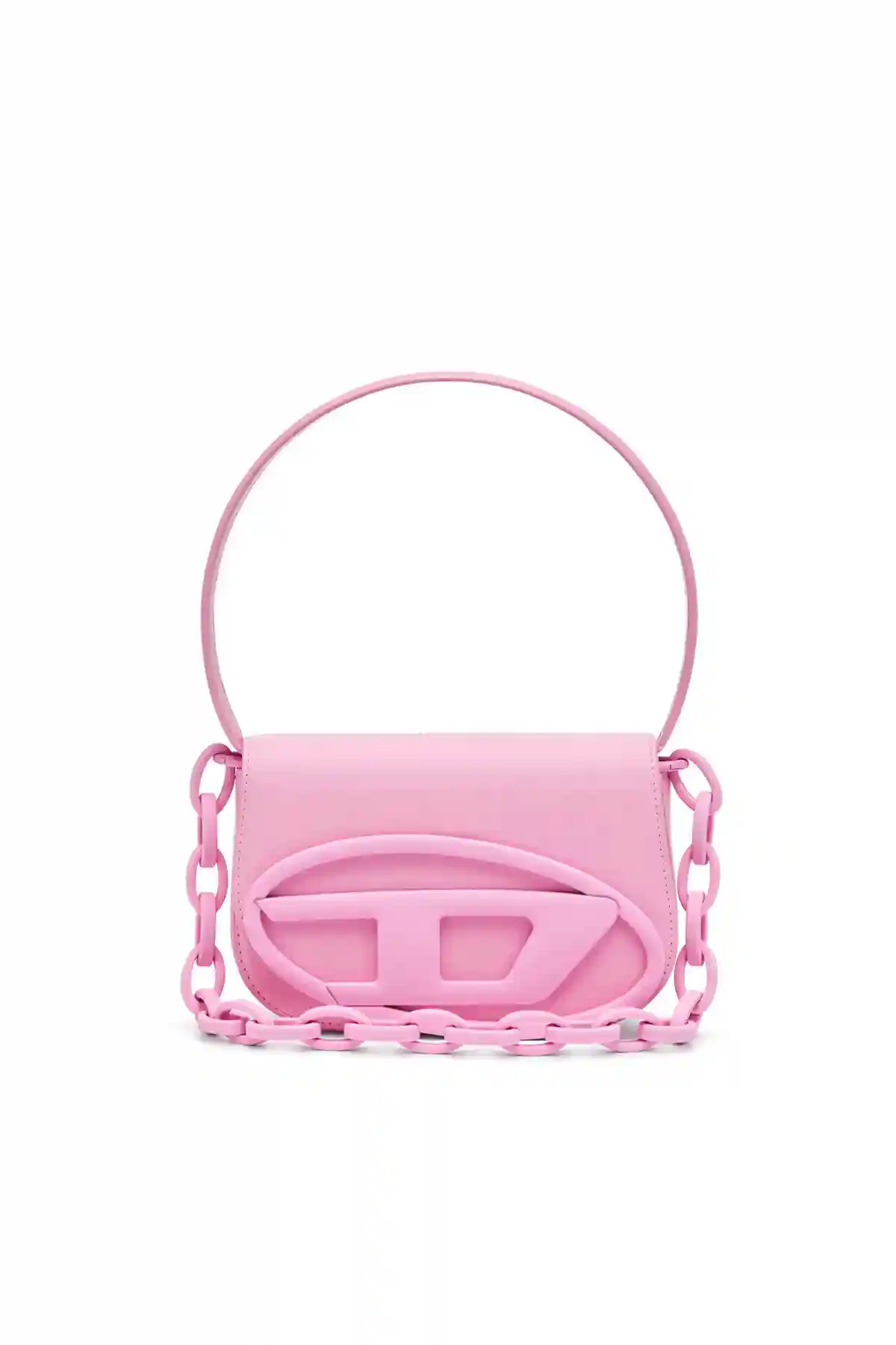 Pink 1DR-Iconic shoulder bag in matte leather