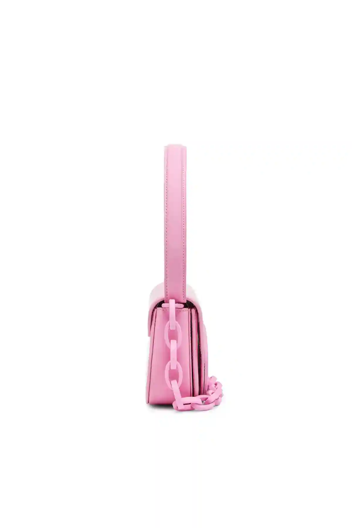 Pink 1DR-Iconic shoulder bag in matte leather