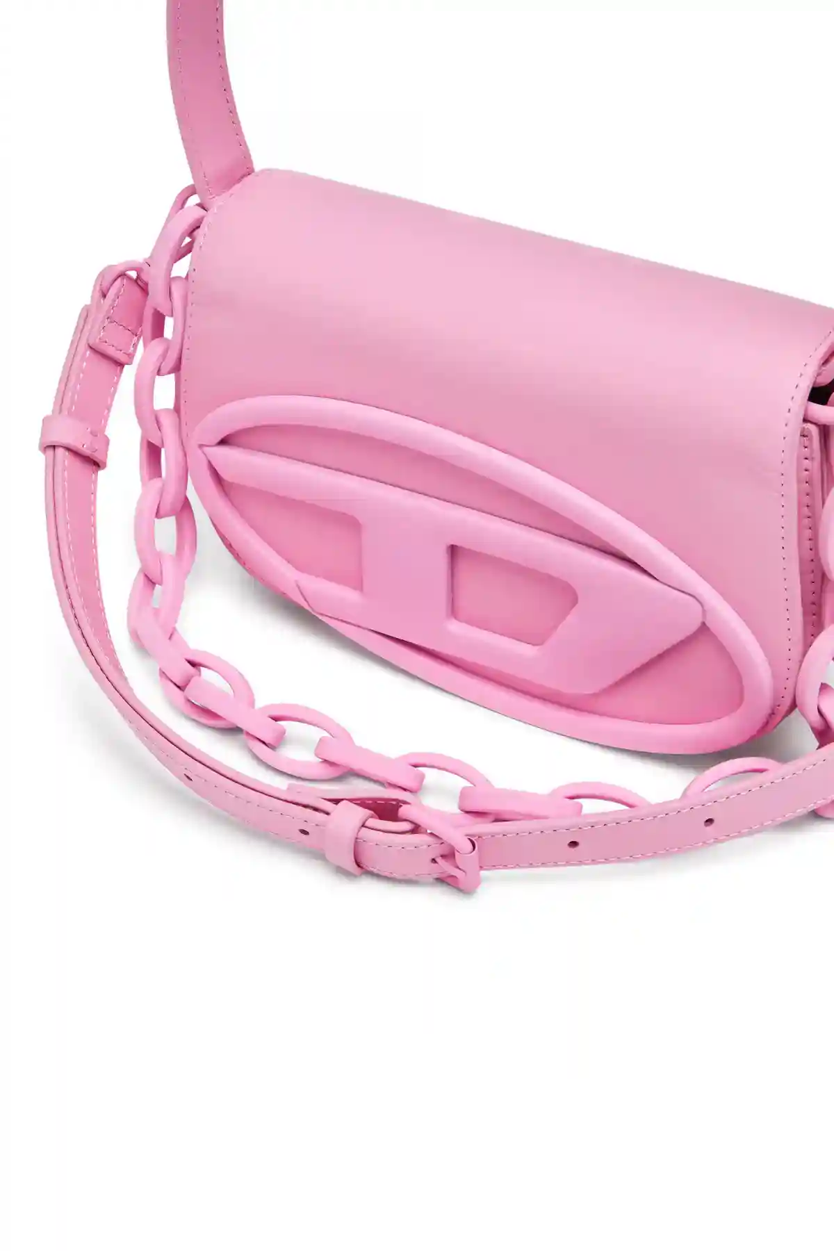 Pink 1DR-Iconic shoulder bag in matte leather
