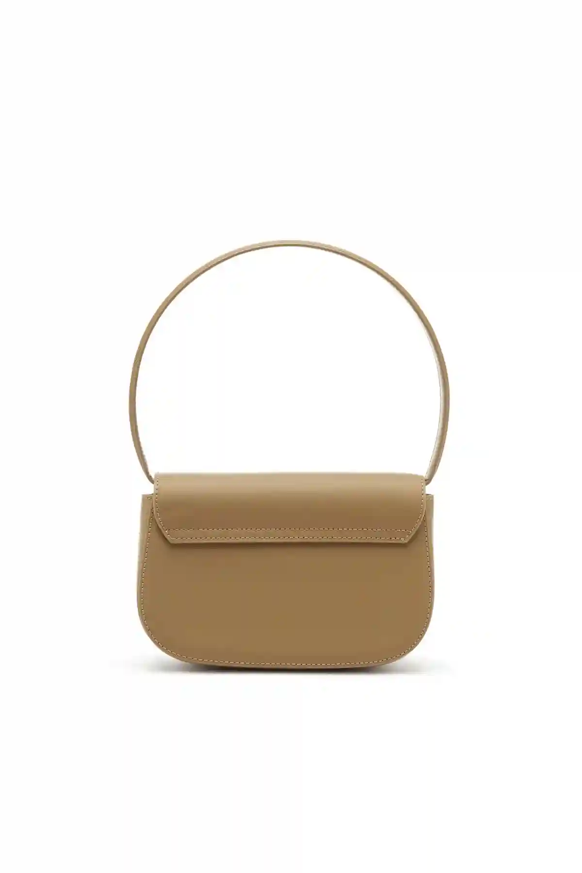 Brown 1DR-Iconic shoulder bag in matte leather