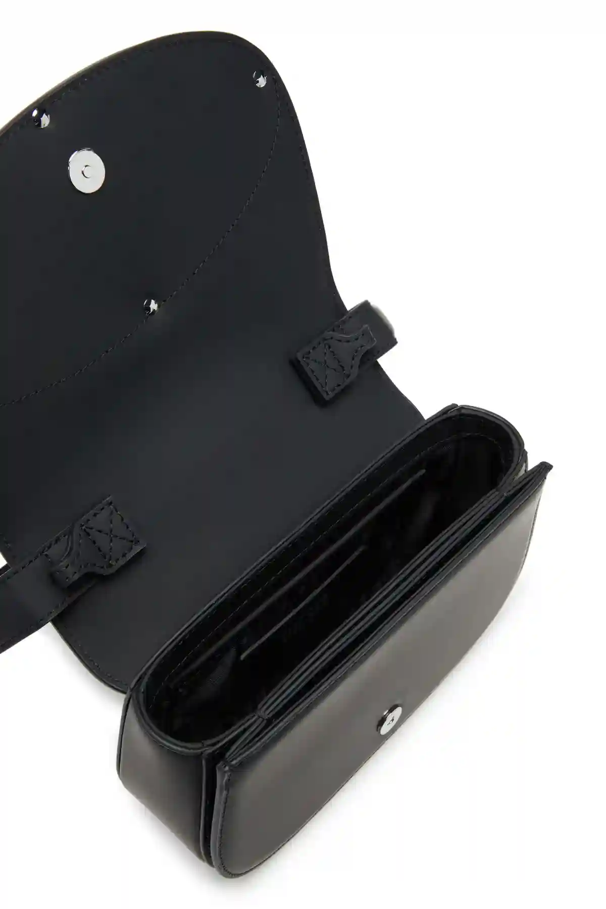 Black 1DR-Iconic shoulder bag in matte leather