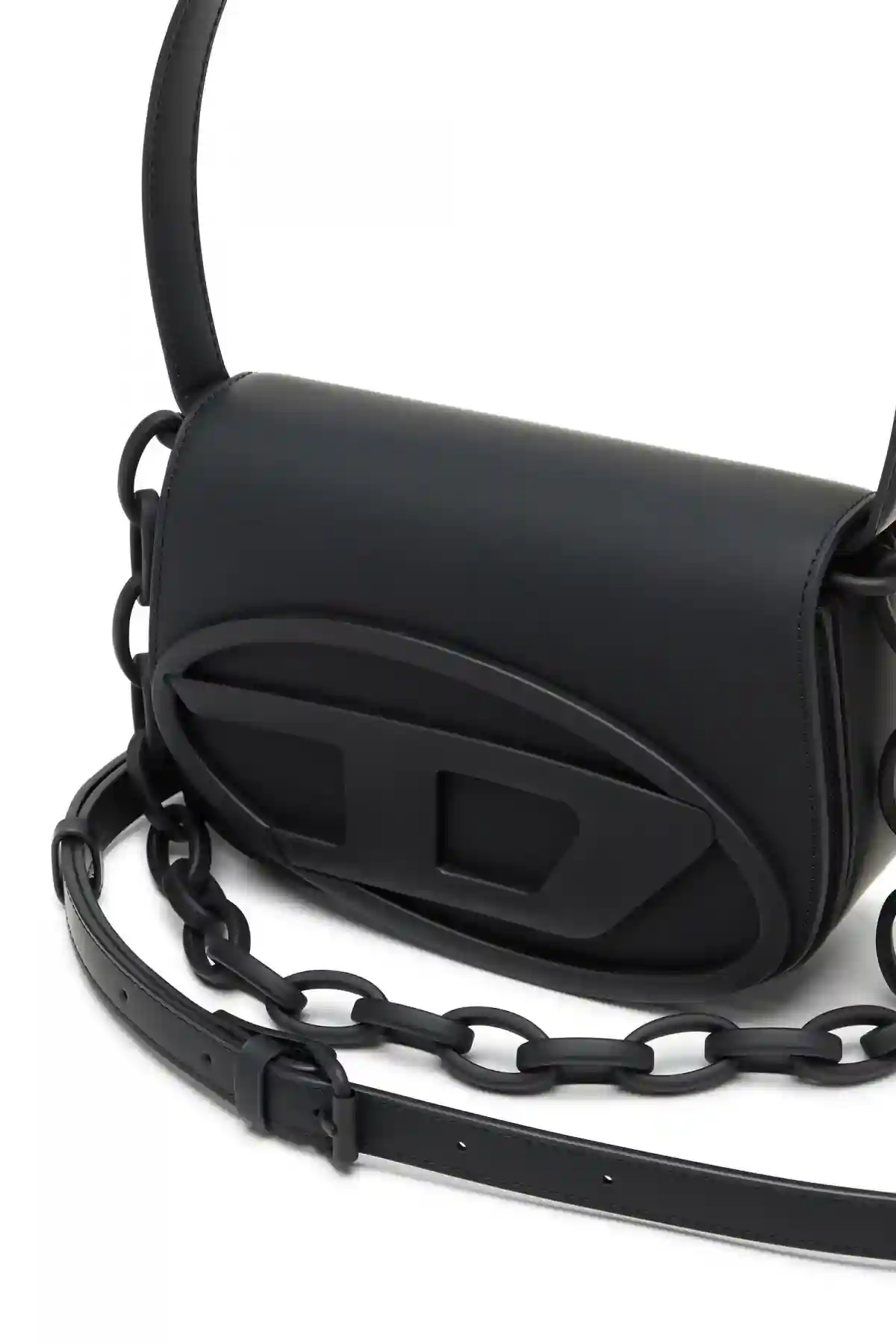 Black 1DR-Iconic shoulder bag in matte leather