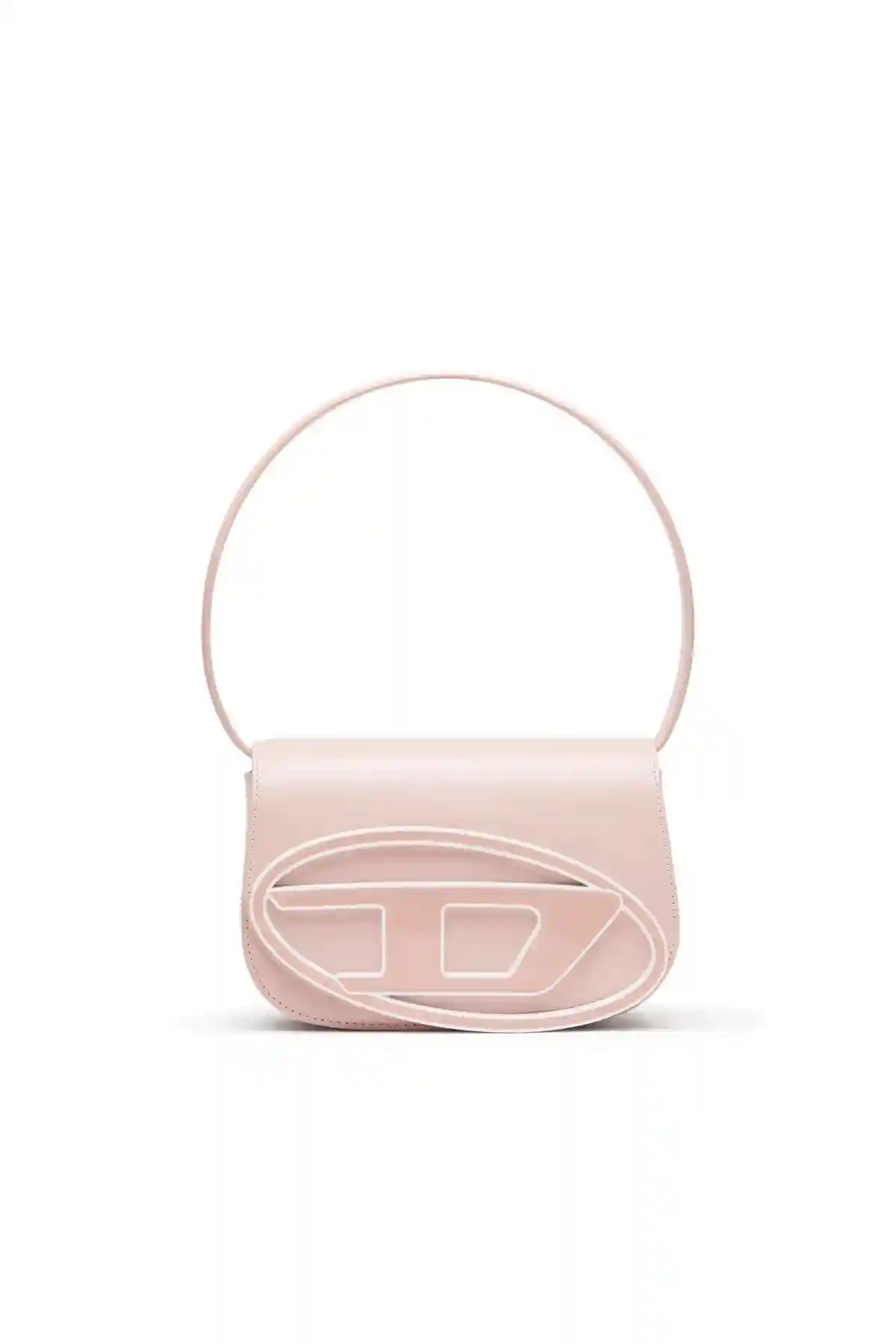Pink 1DR-Iconic shoulder bag in pastel leather
