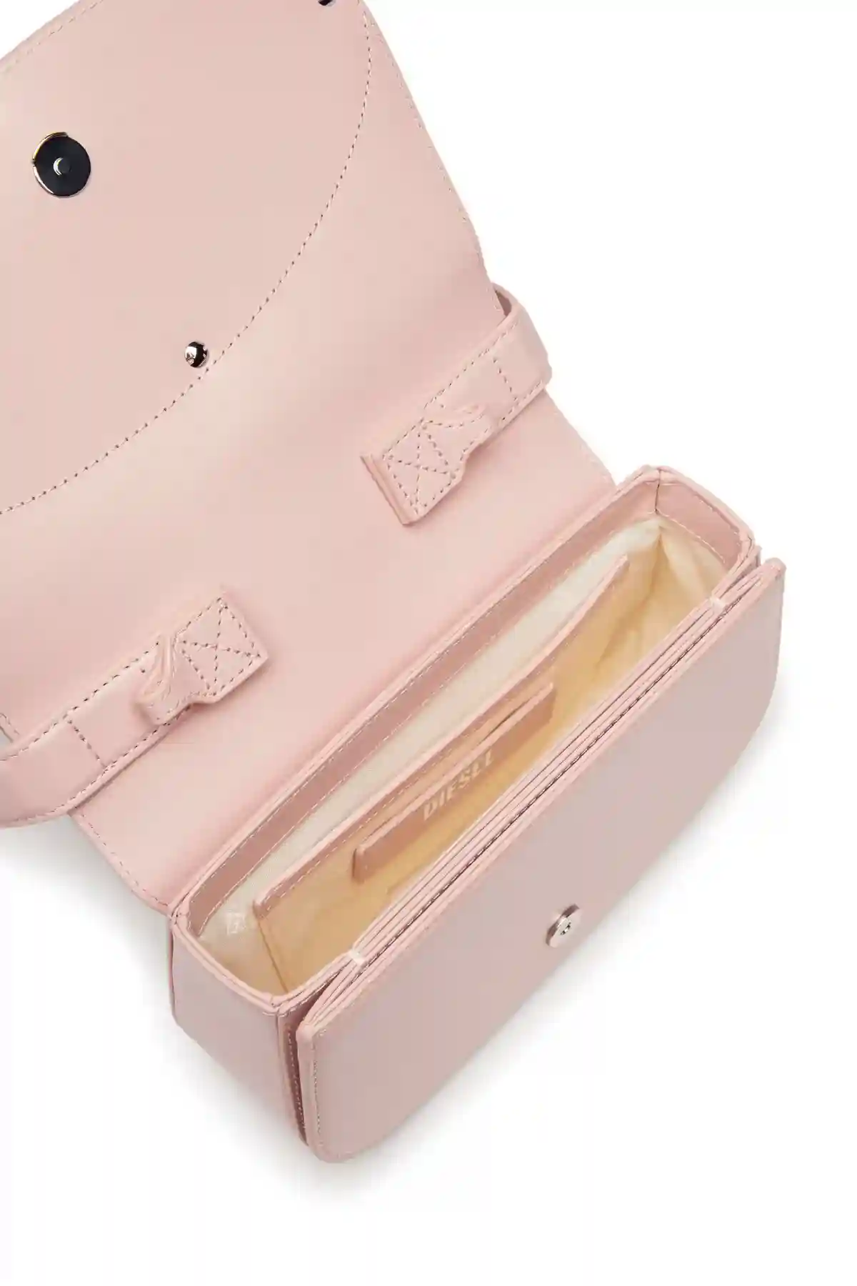 Pink 1DR-Iconic shoulder bag in pastel leather