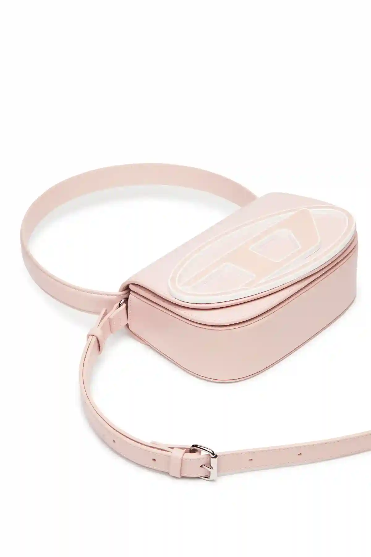 Pink 1DR-Iconic shoulder bag in pastel leather