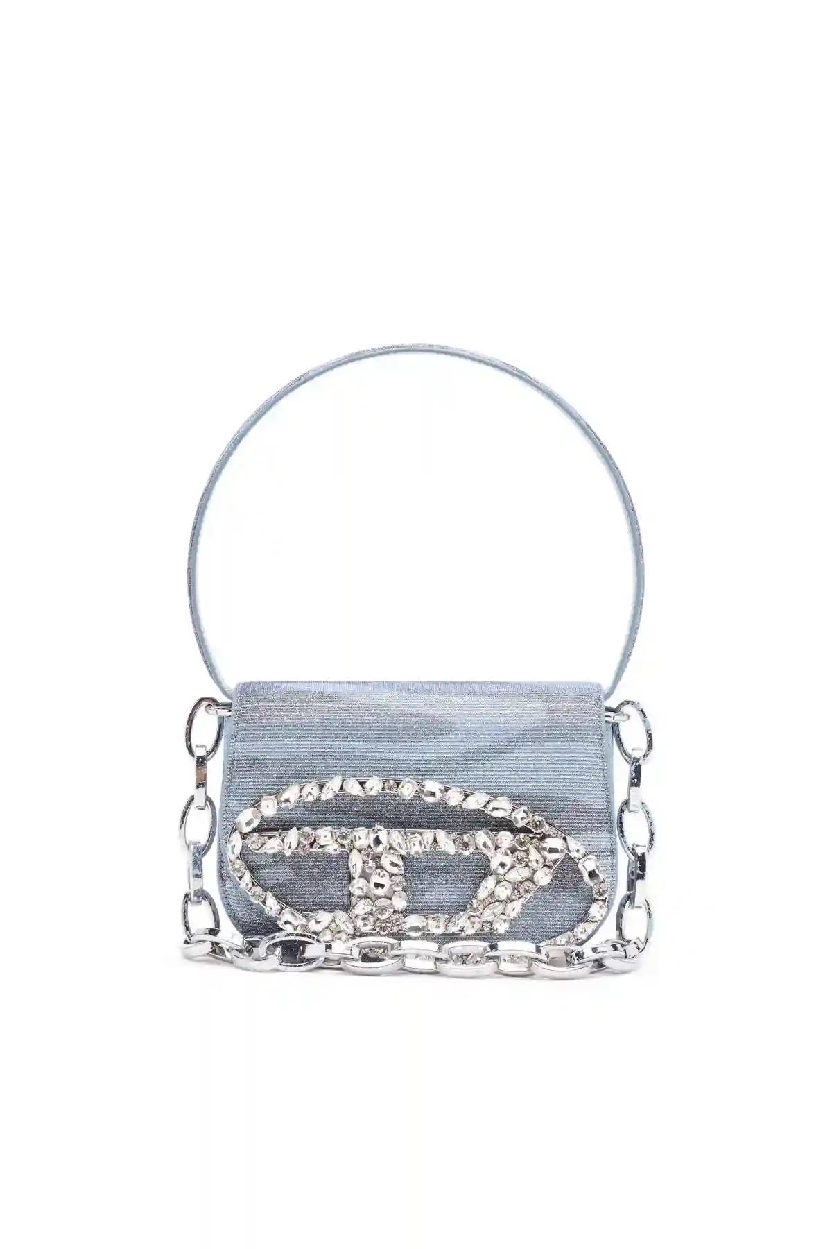 Multicolor 1DR-Iconic shoulder bag in camo lurex